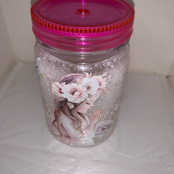 Girl Baptism SnowGlobe Mug - Picture 1 of 2